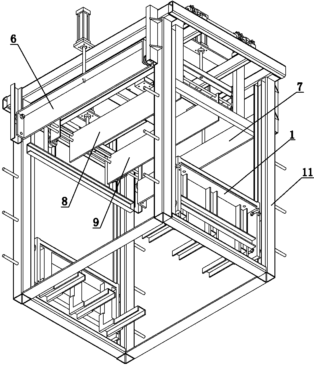 Tray-free stacking machine