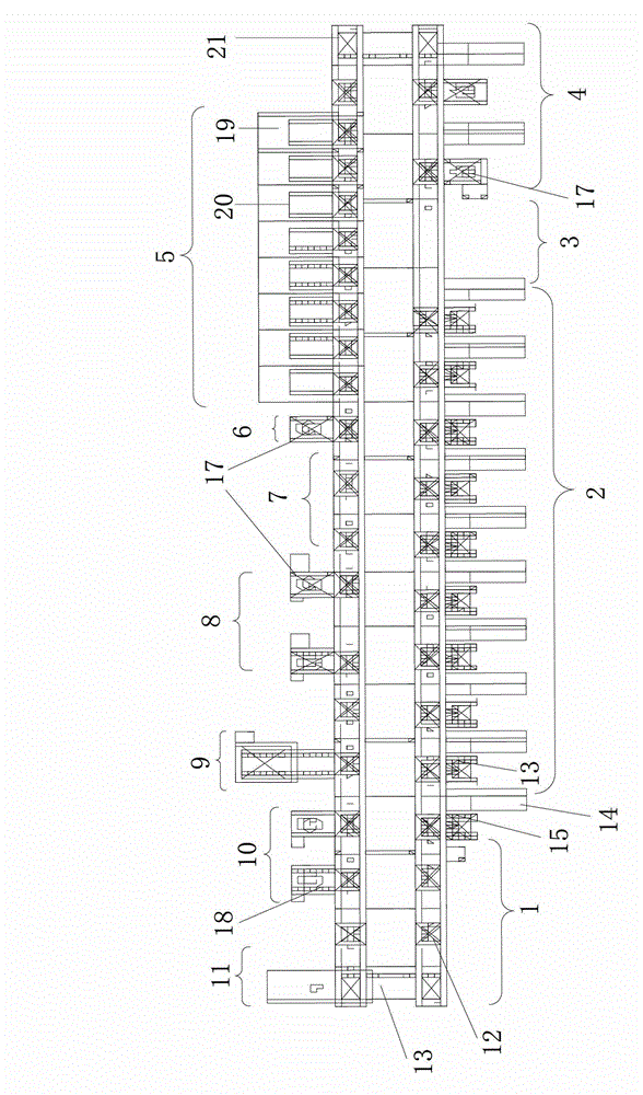 Production line for vacuum circuit breakers