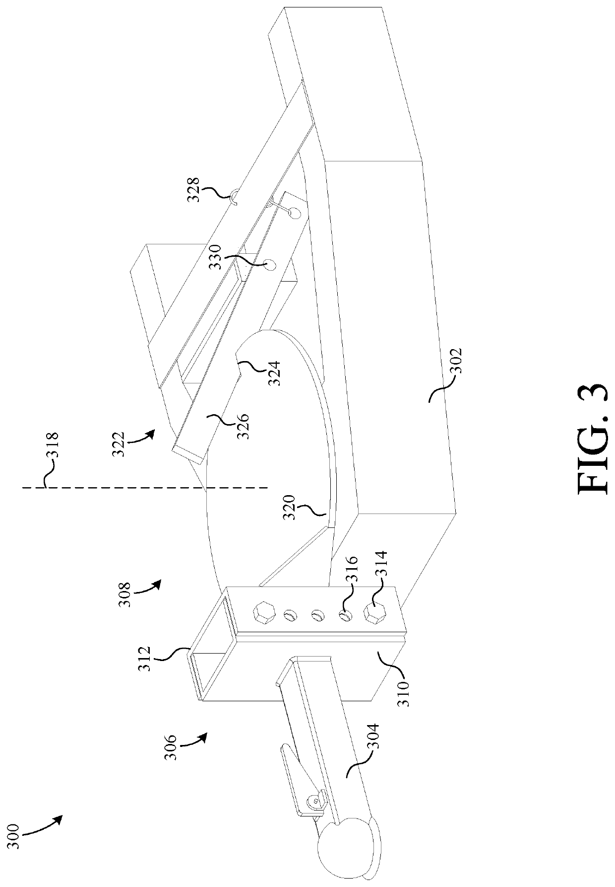 Pivoting trailer hitch