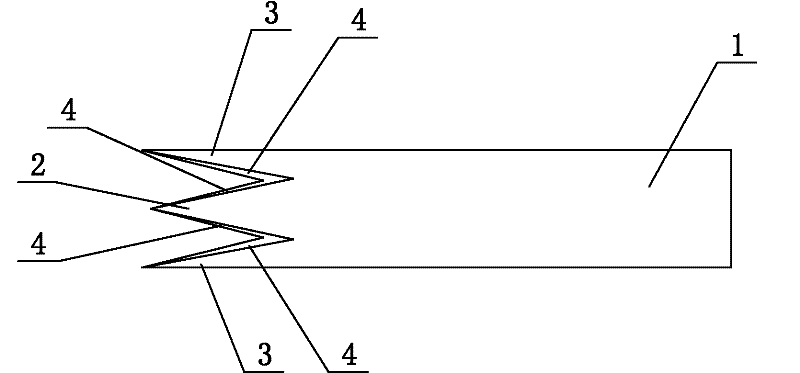 Shearing tool for insulation paper of rotor slot of miniature motor