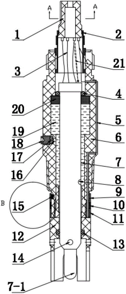 A multi-parameter sensor of ph value, conductivity and temperature