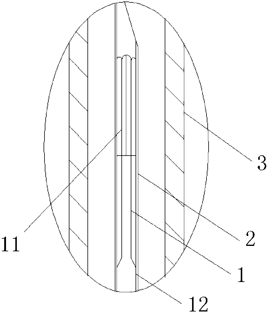 Needle used for puncturing and positioning pulmonary nodule