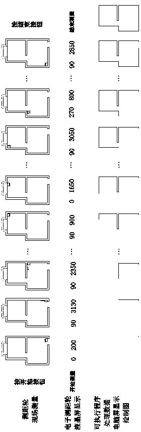 Device and method for measuring simple surveying and mapping plane