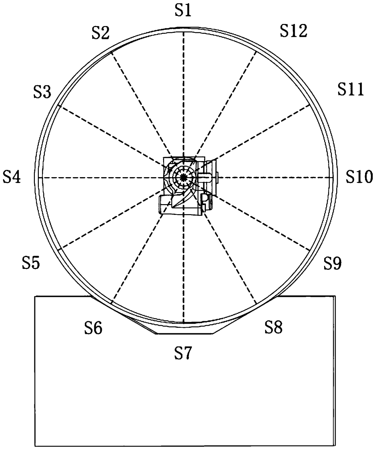 Automatic detection equipment for ovality of pipeline as well as detection method thereof