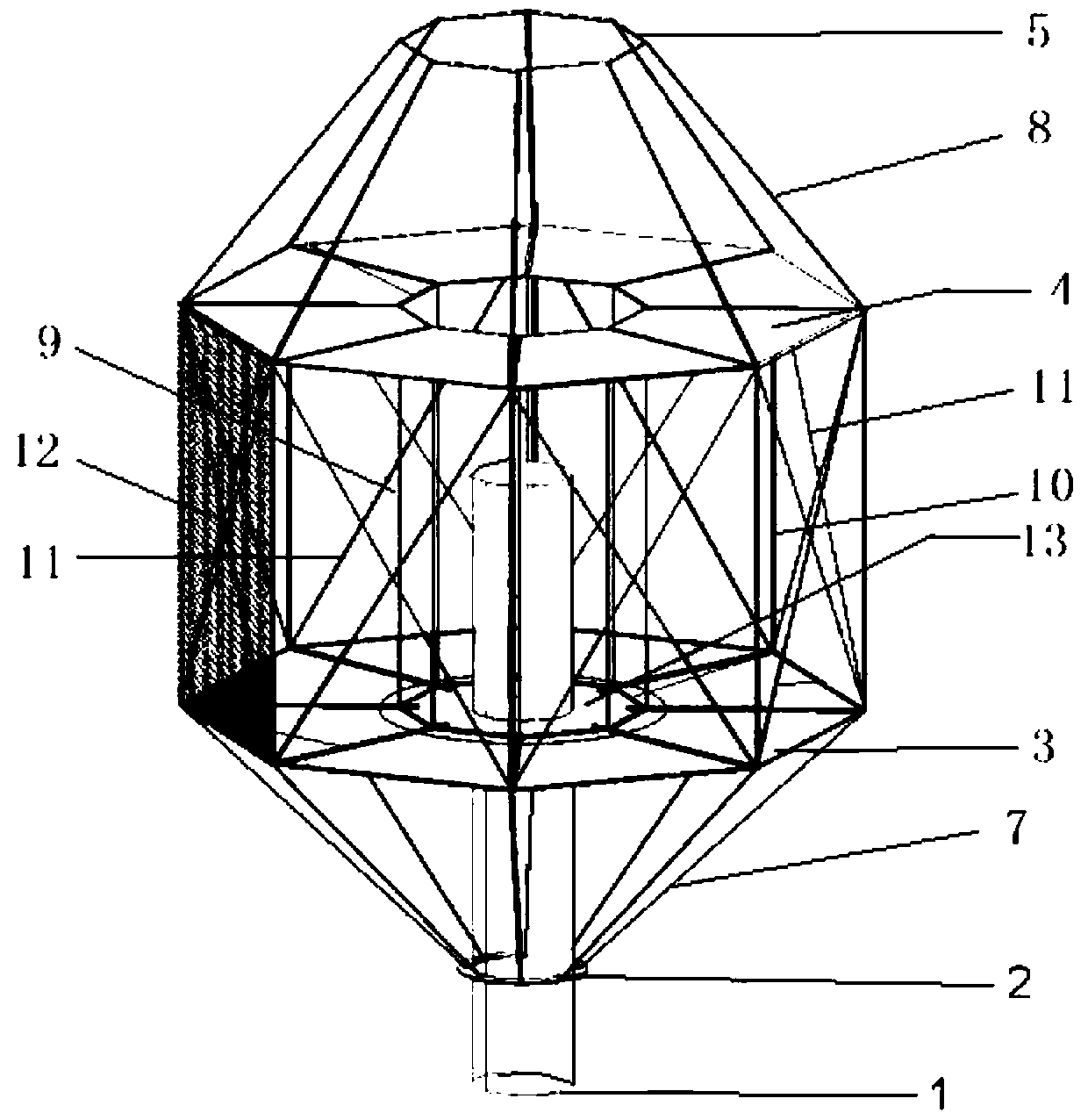 Steel structure high-altitude welding cage-type closed environment operation platform and using method thereof