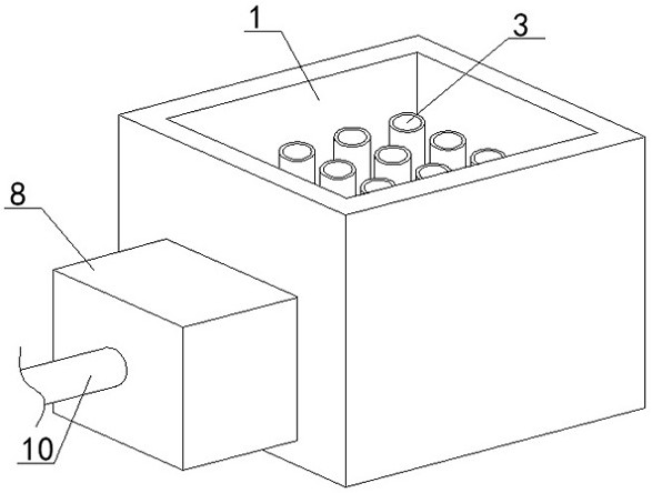 New energy automobile battery mounting structure capable of improving cruising ability