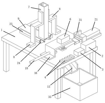 Automatic electronic component assembling device based on artificial intelligence