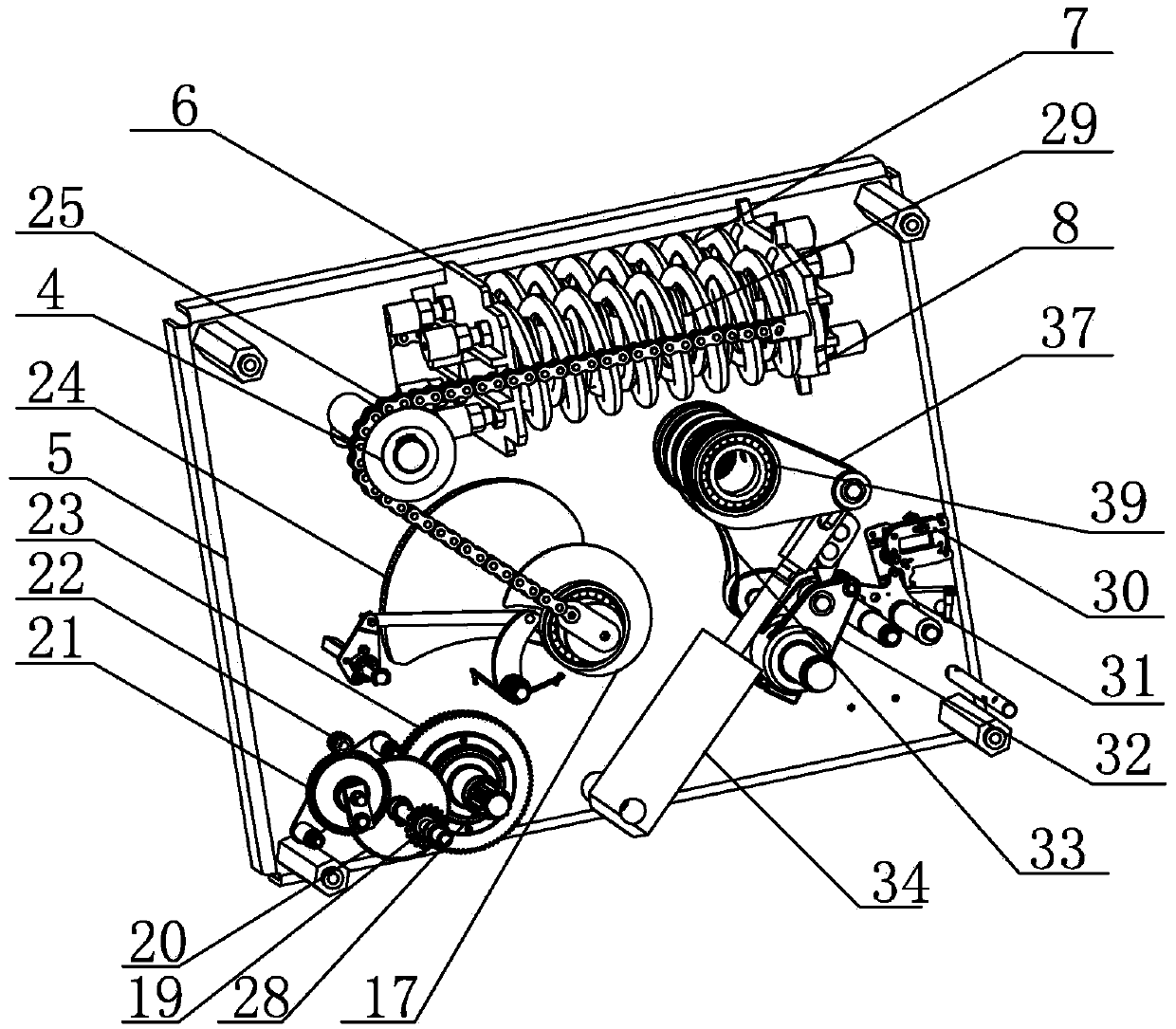 Spring operating mechanism for circuit breaker