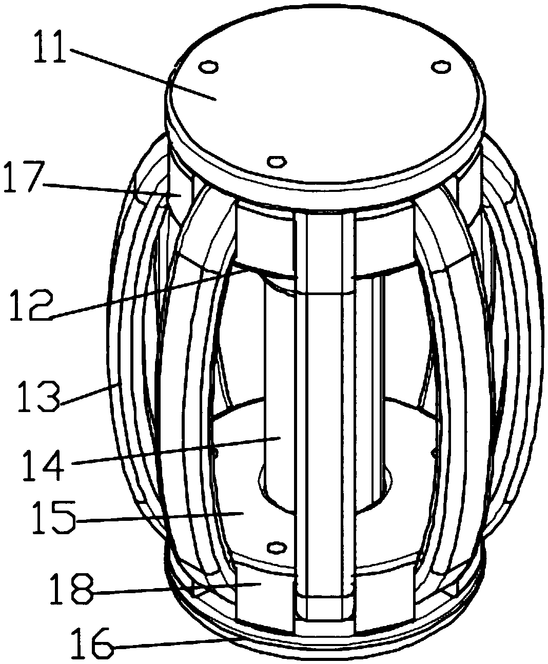 Pelvic floor repair rod