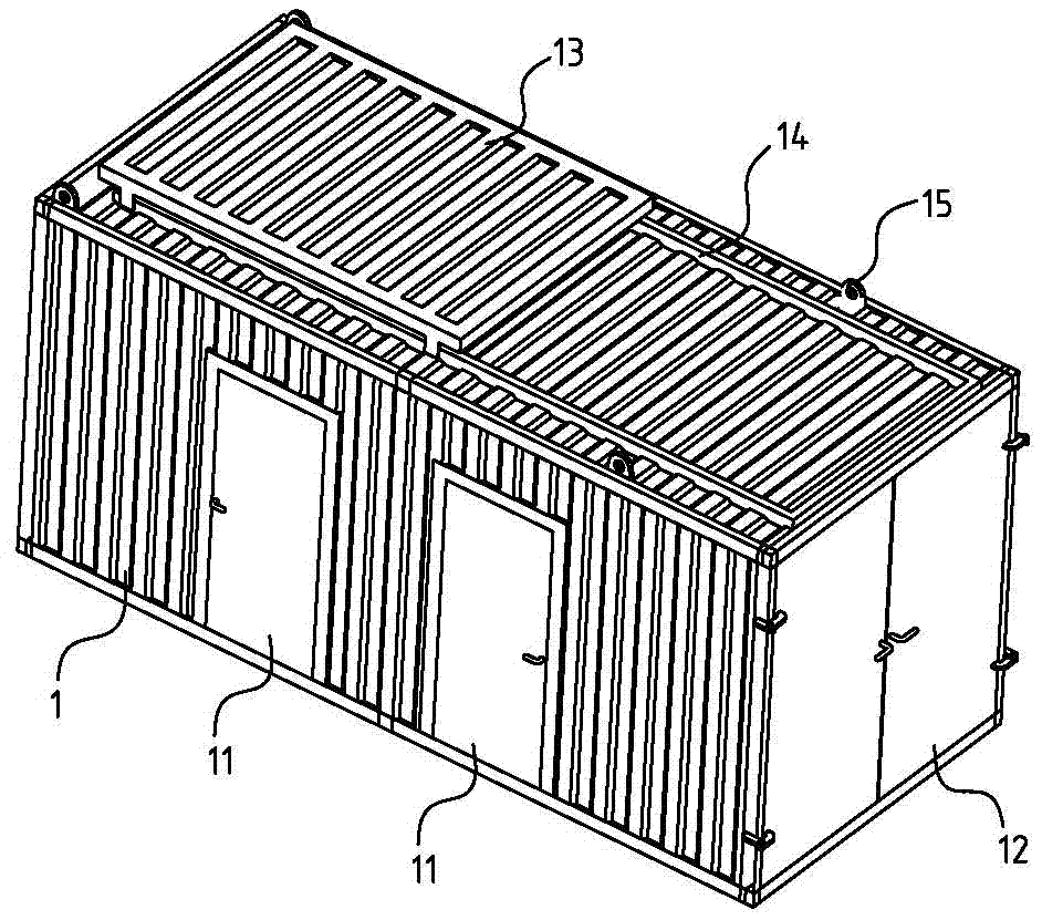 Abutting joint locking device for submersible launching and retrieving and abutting joint locking method