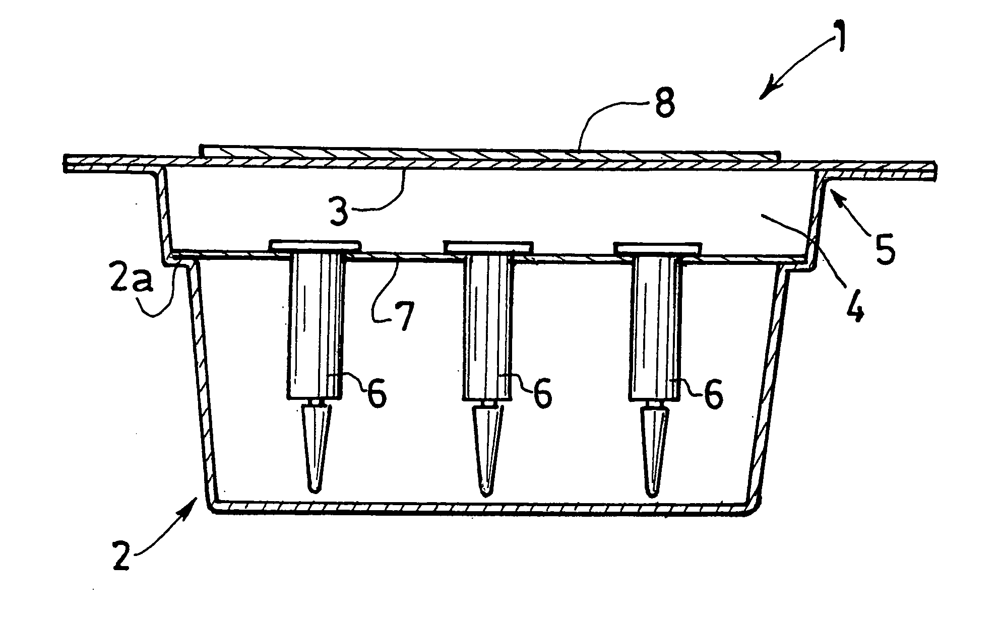 Packaging for products that is to be decontaminated by radiation