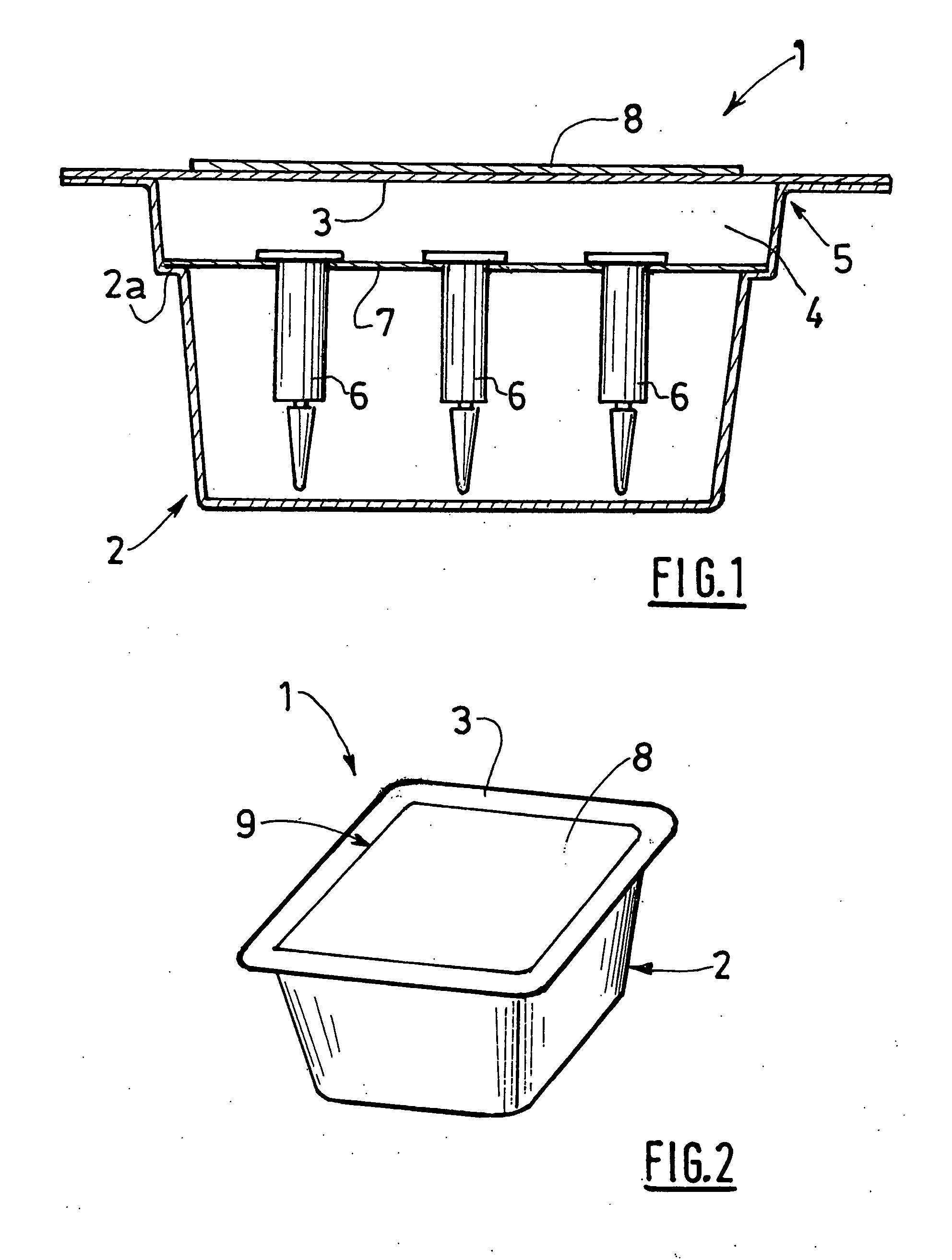 Packaging for products that is to be decontaminated by radiation