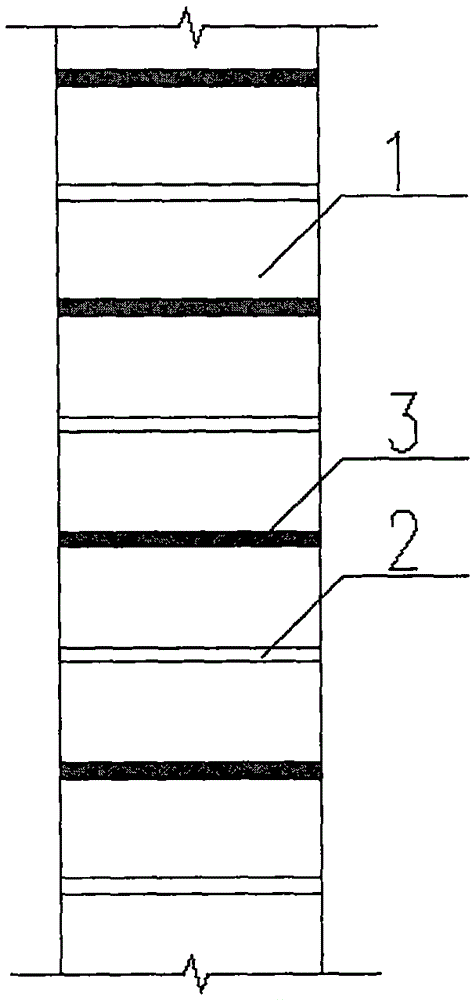 Quincuncial mortar joint mortar reinforced masonry structure and construction method thereof