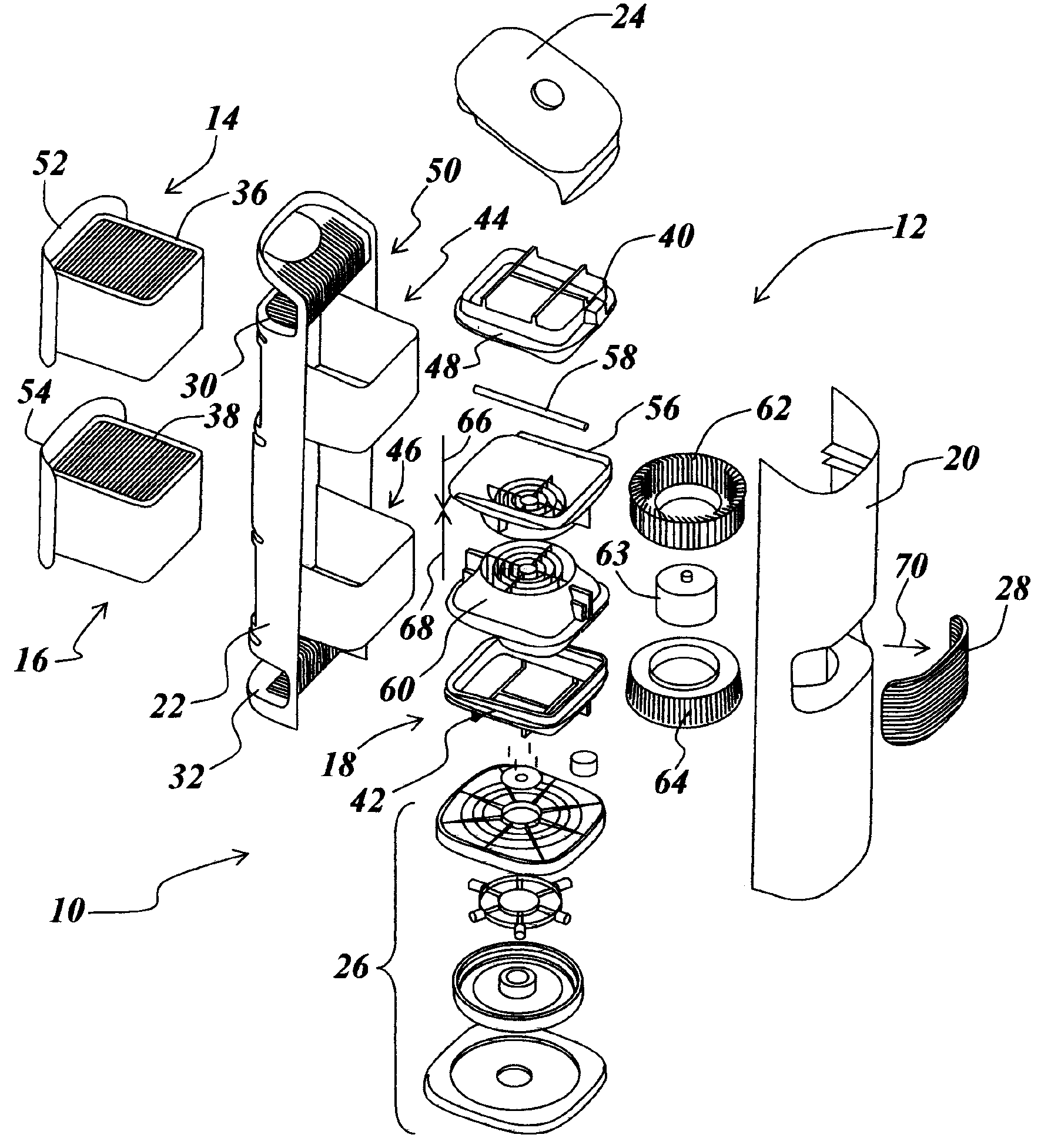 Electrostatic room air cleaner