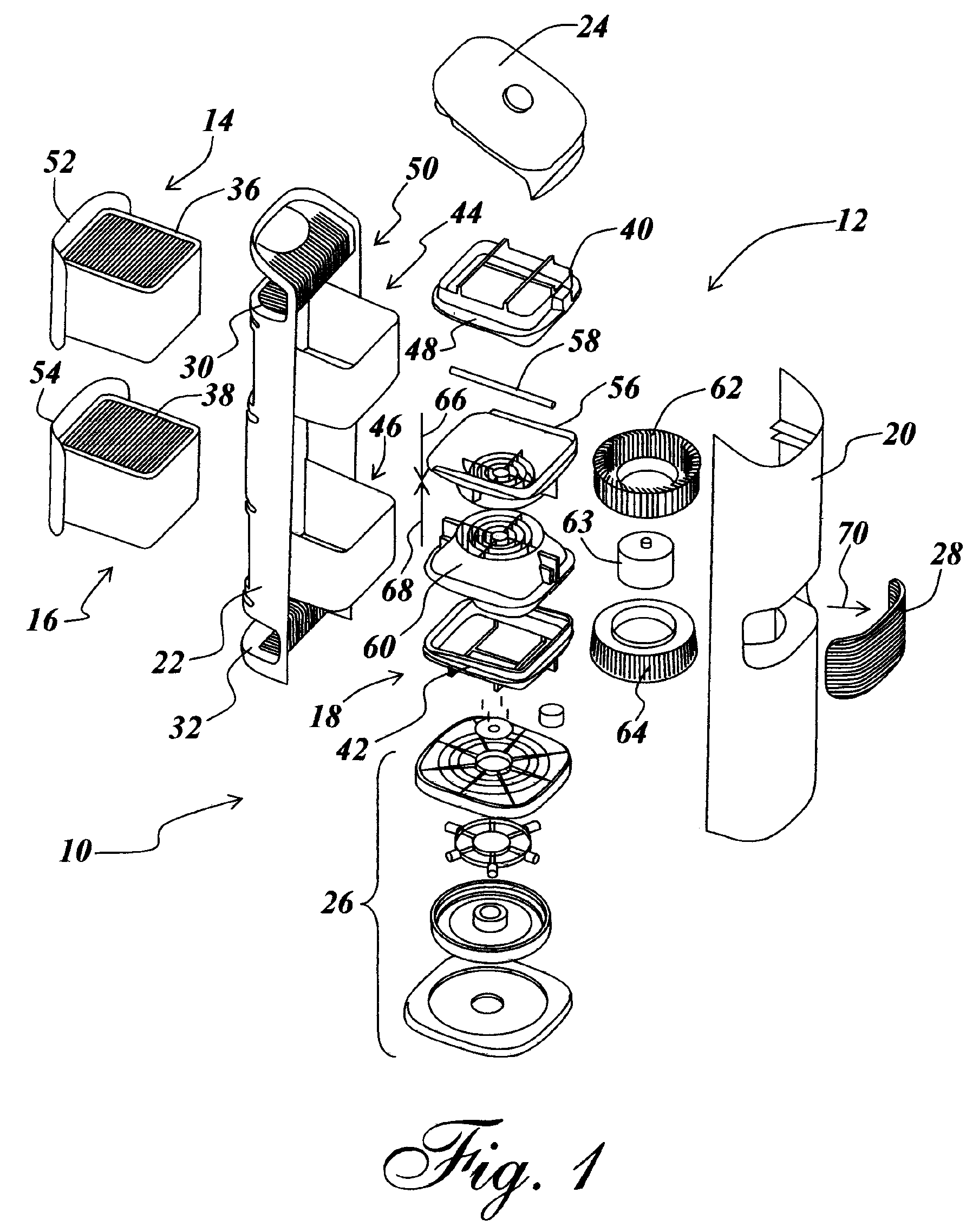 Electrostatic room air cleaner