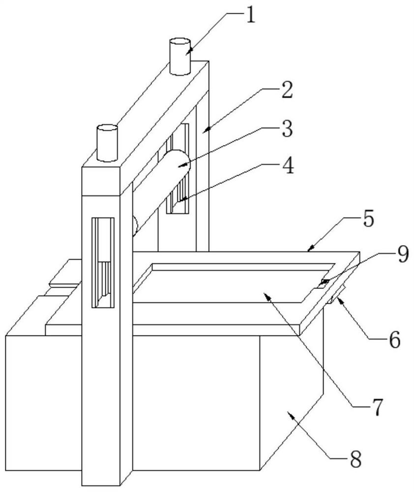 Fiberboard hydraulic machining device