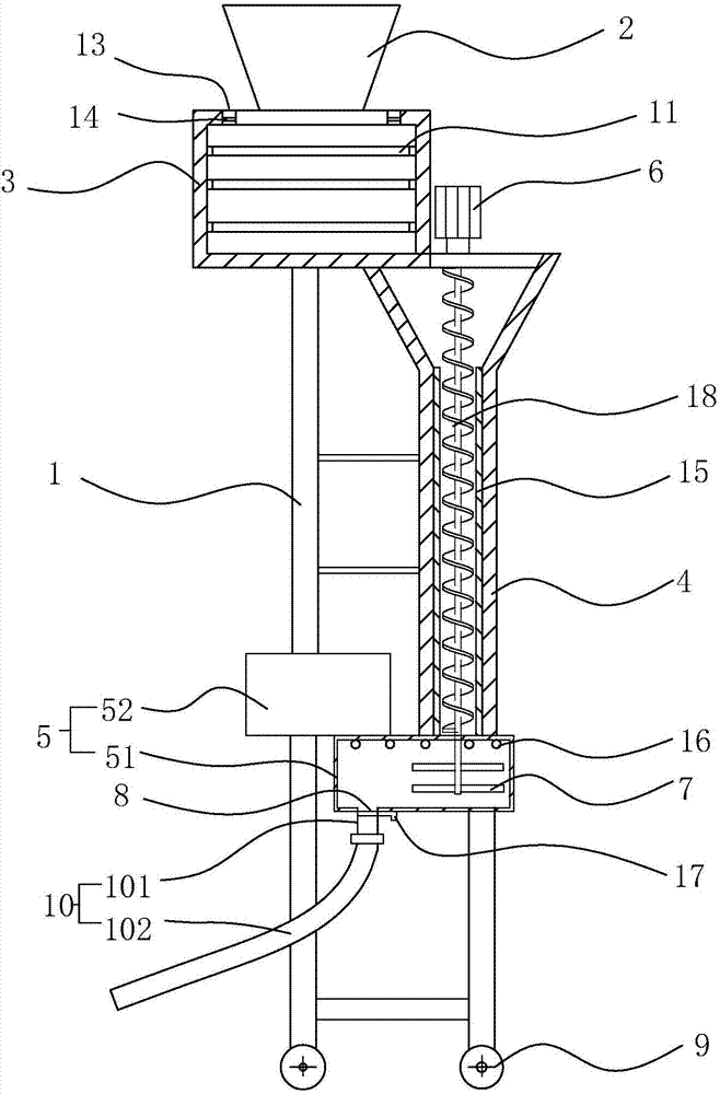 Garden waste fertilizer conversion machine