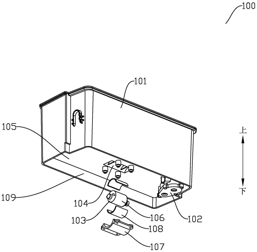 Soaking device and refrigeration device