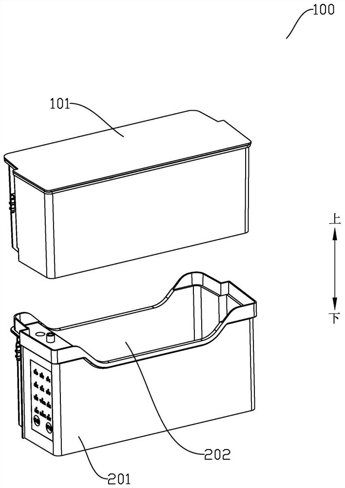 Soaking device and refrigeration device