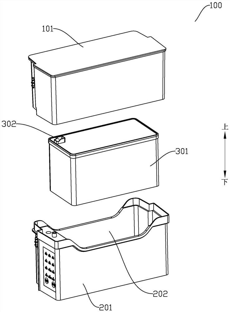 Soaking device and refrigeration device