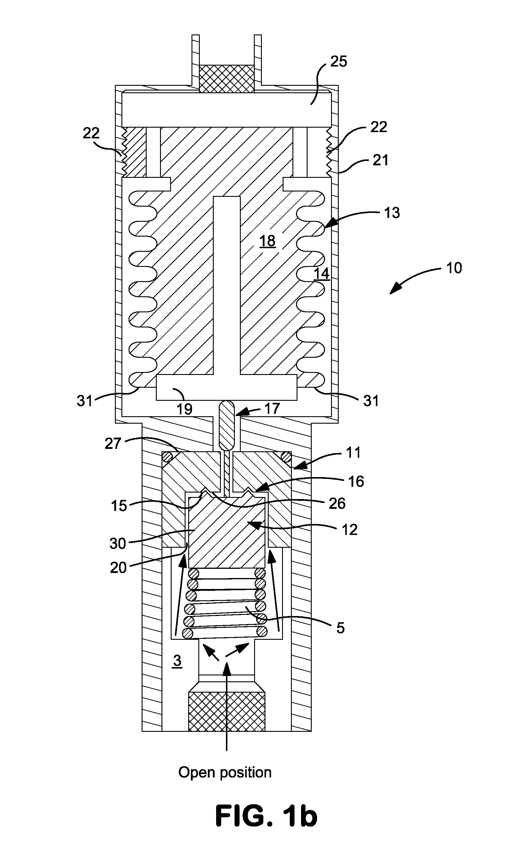 Modified vacuum actuated valve assembly and sealing mechanism for improved flow stability for fluids sub-atmospherically dispensed from storage and delivery systems