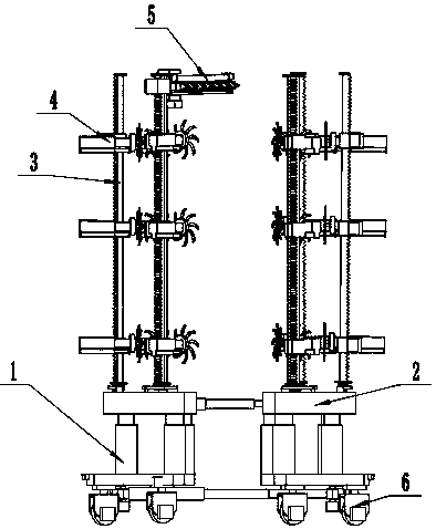 Potted flower and plant trimming device