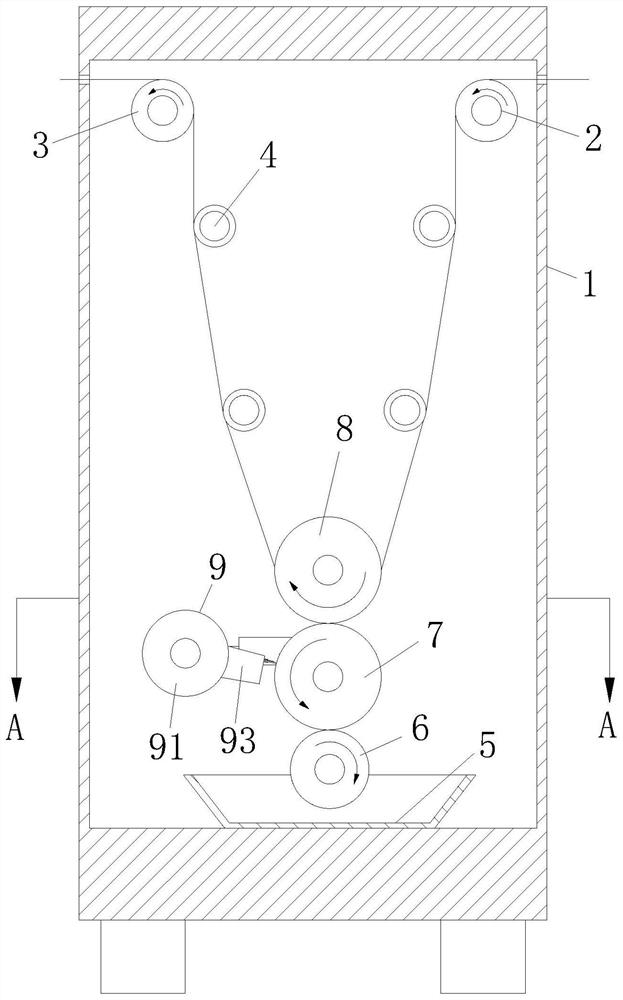 A gravure printing machine