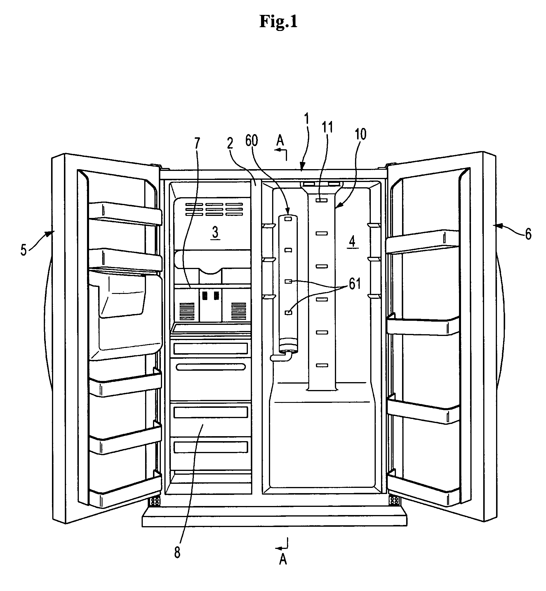 Refrigerator having independent sterilization duct