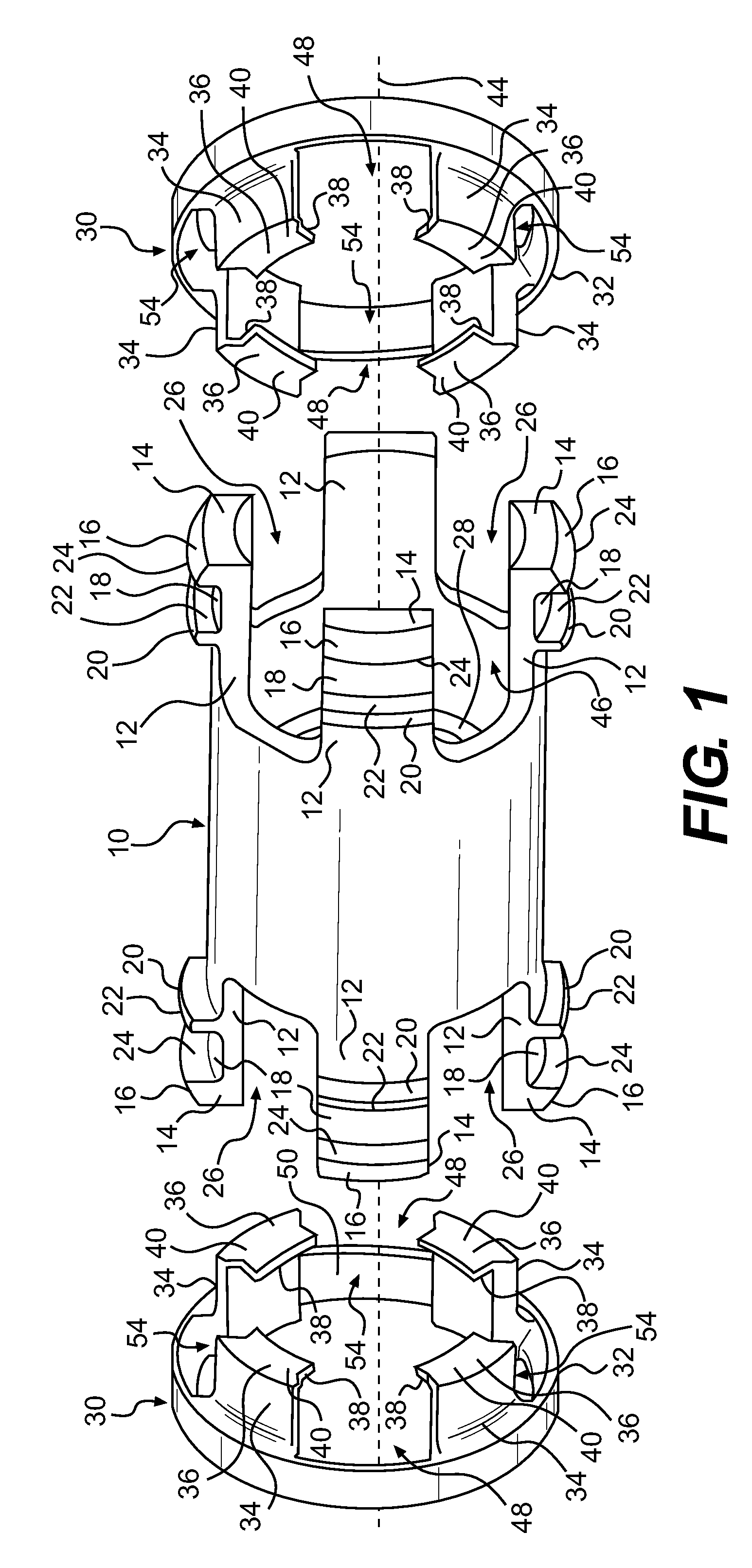 Fitting for corrugated conduit