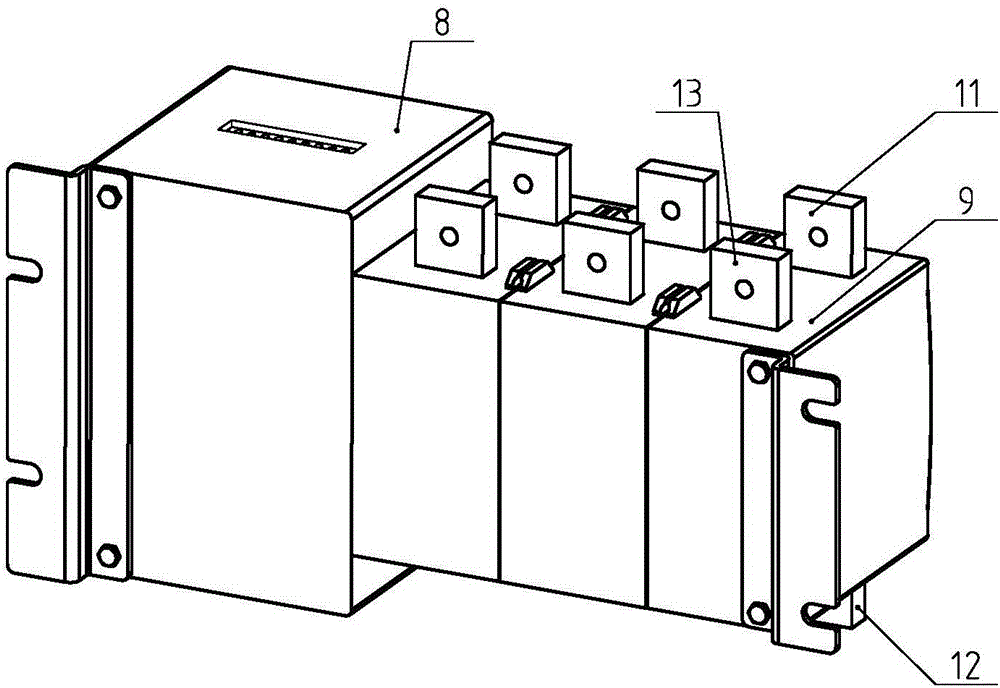 Design method for dual-power electric change-over switch