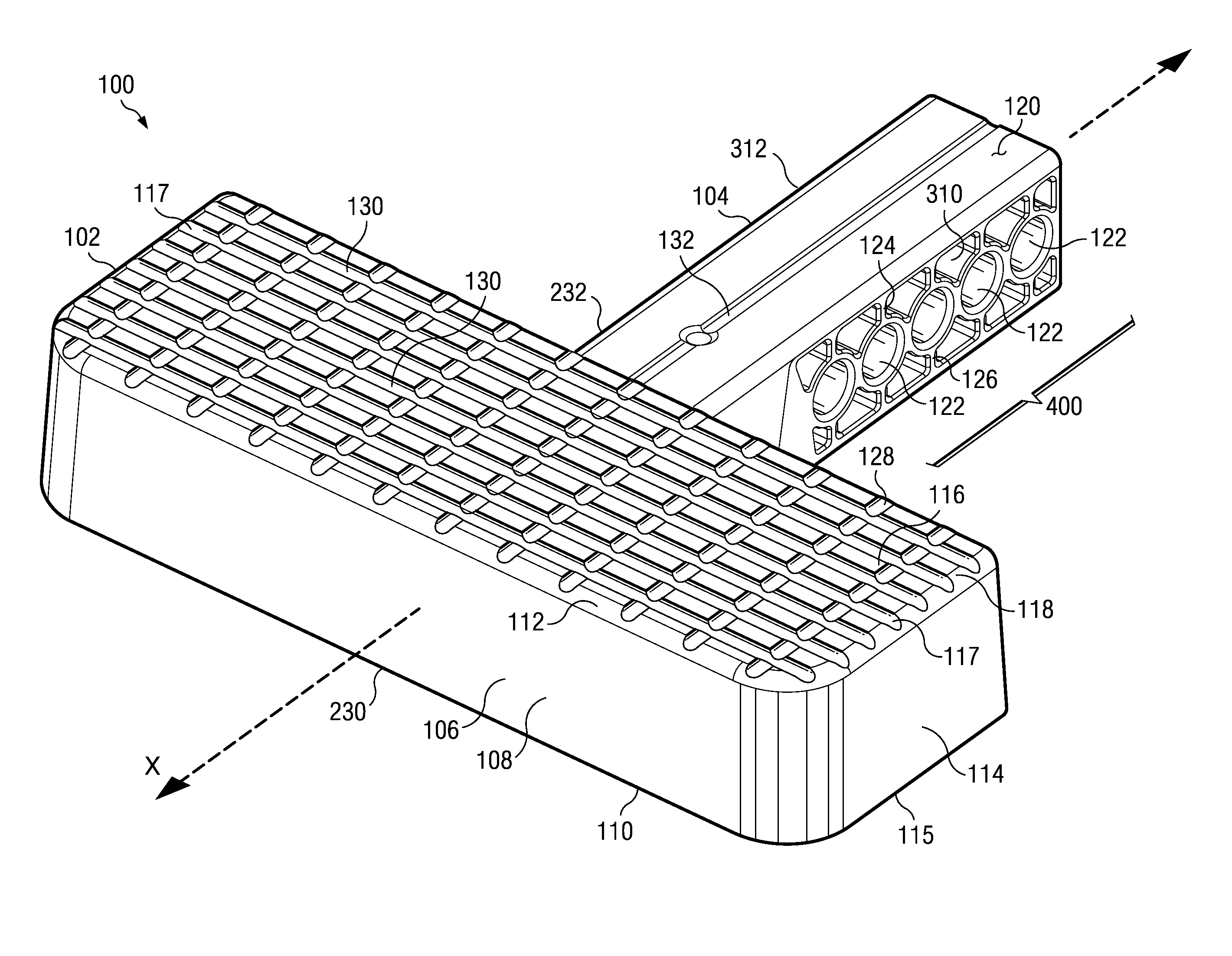 Integrally molded polymer hitch step