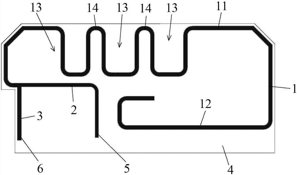 Microstrip antenna and implantable medical system adopting same