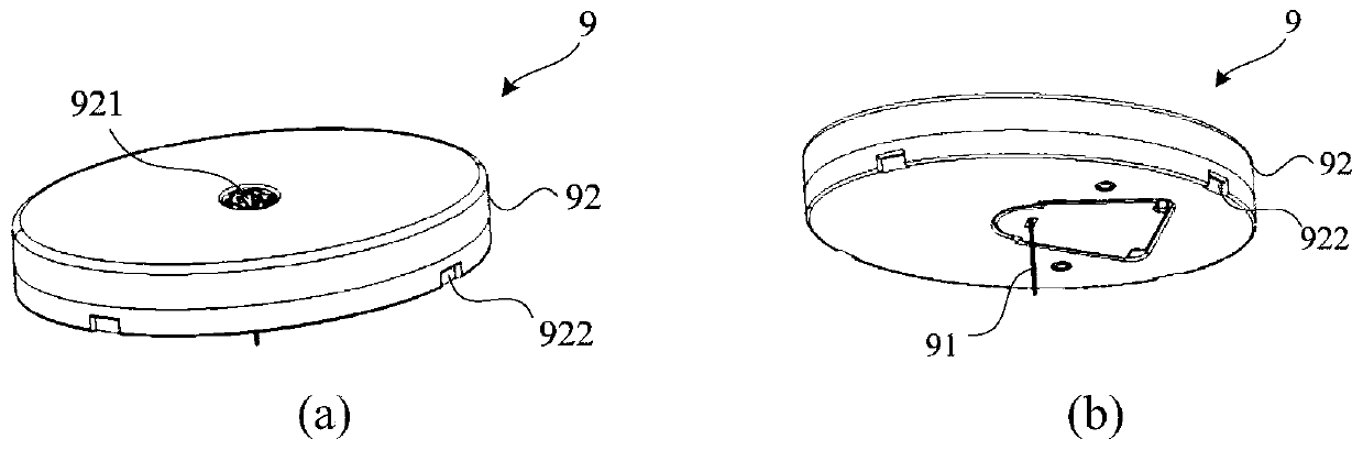 Pushing device for medical instrument