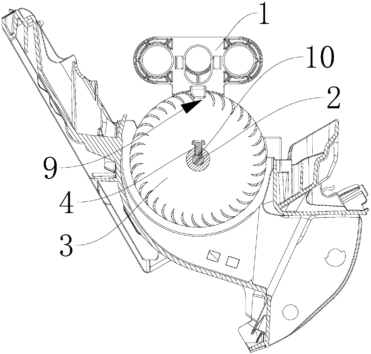 Auxiliary fixing tool, air outlet device and air conditioner