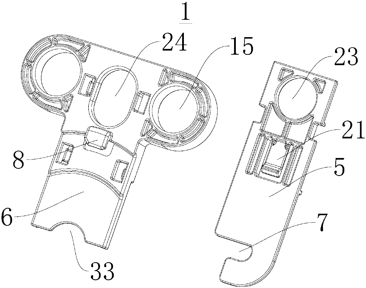 Auxiliary fixing tool, air outlet device and air conditioner