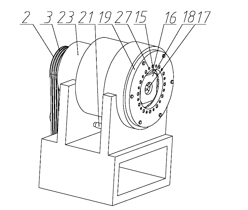 Rotary swaging forming equipment