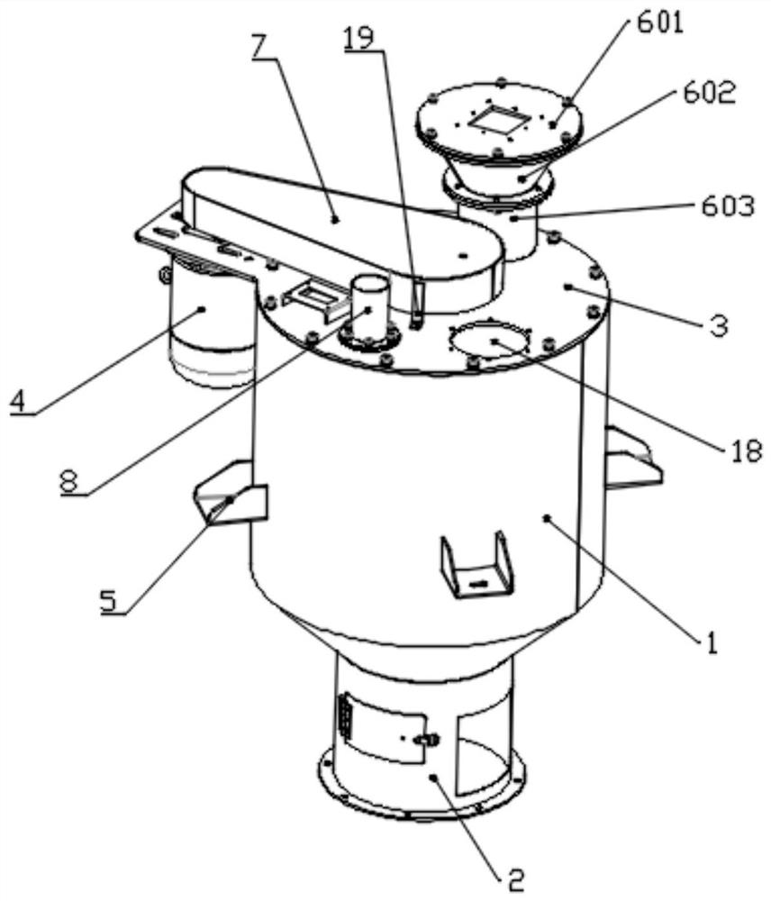 Vacuum mixer for intelligent material supply and distribution equipment