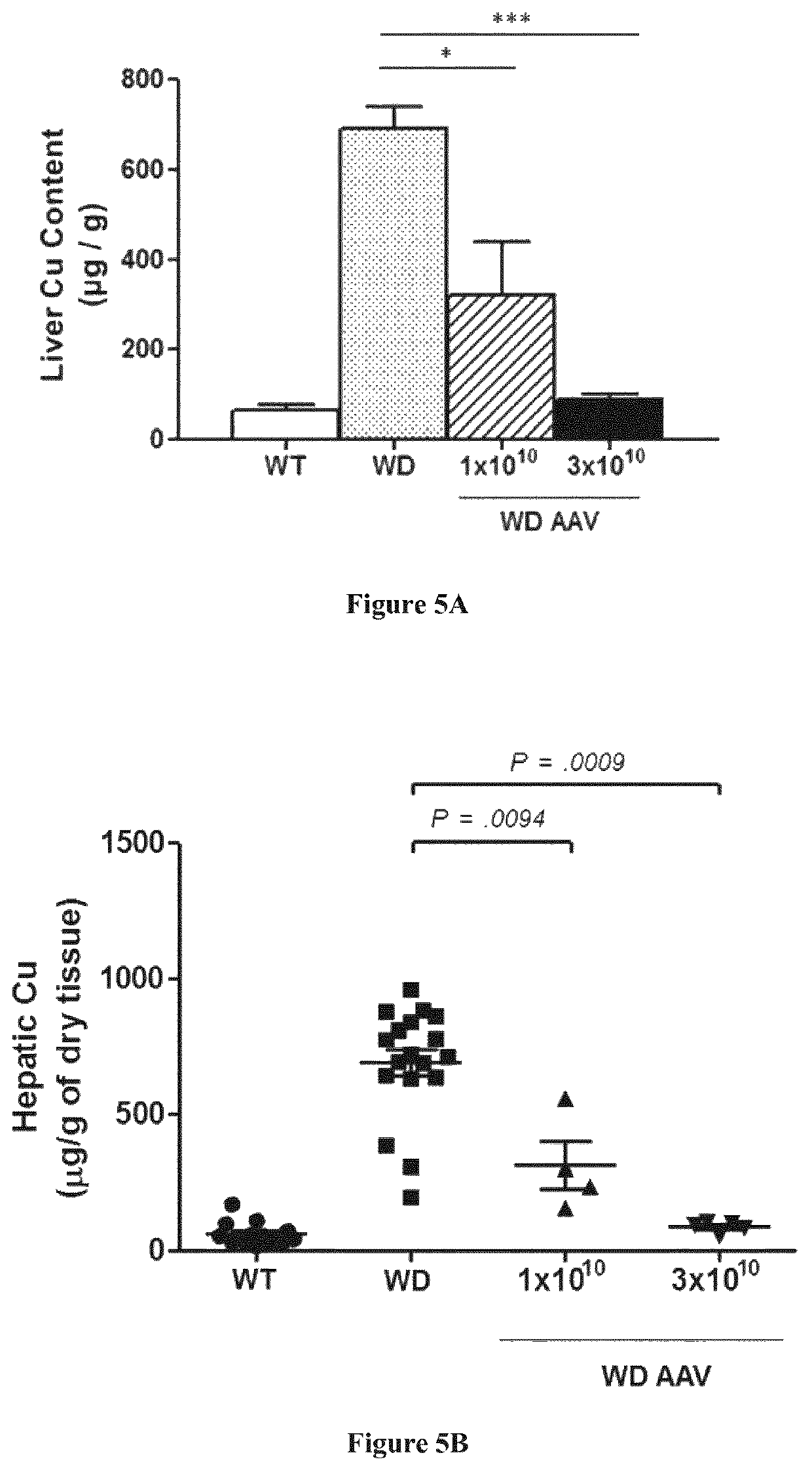 Nucleic acid constructs and gene therapy vectors for use in the treatment of Wilson's disease and other conditions