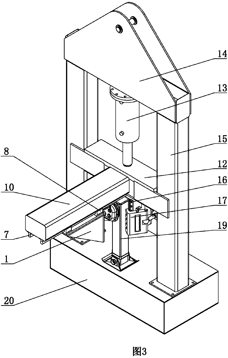 Supporting leg tester