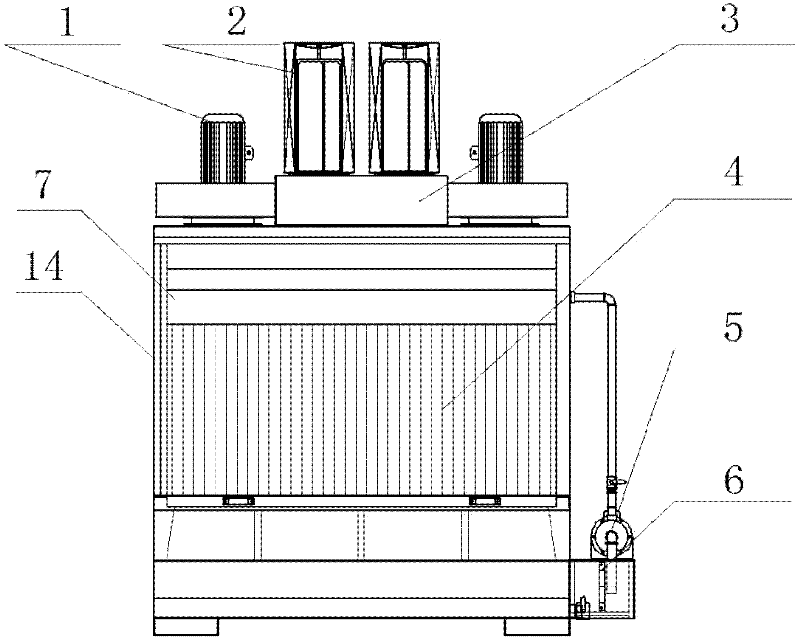 Wet grinding device