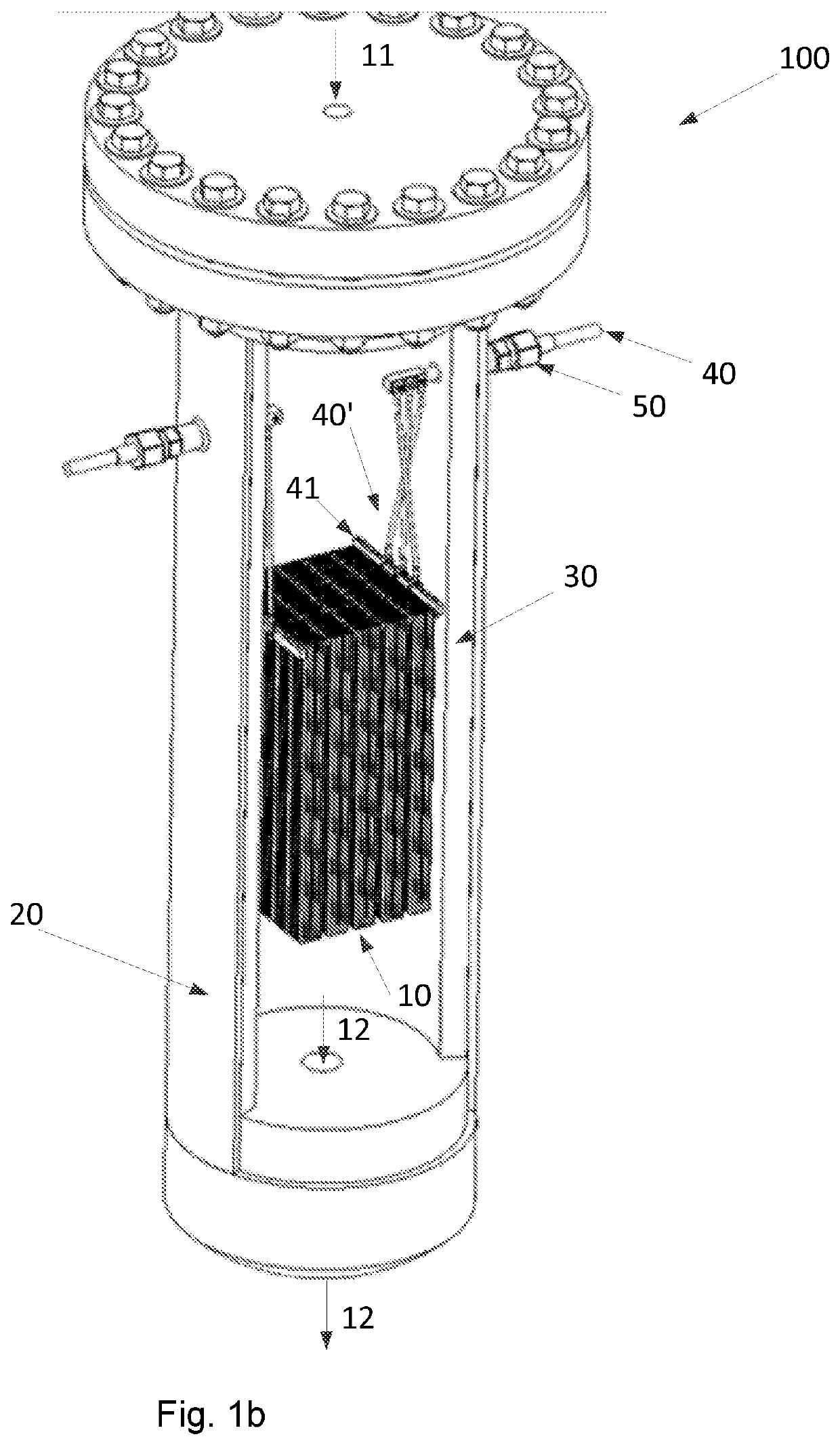 Steam reforming heated by resistance heating