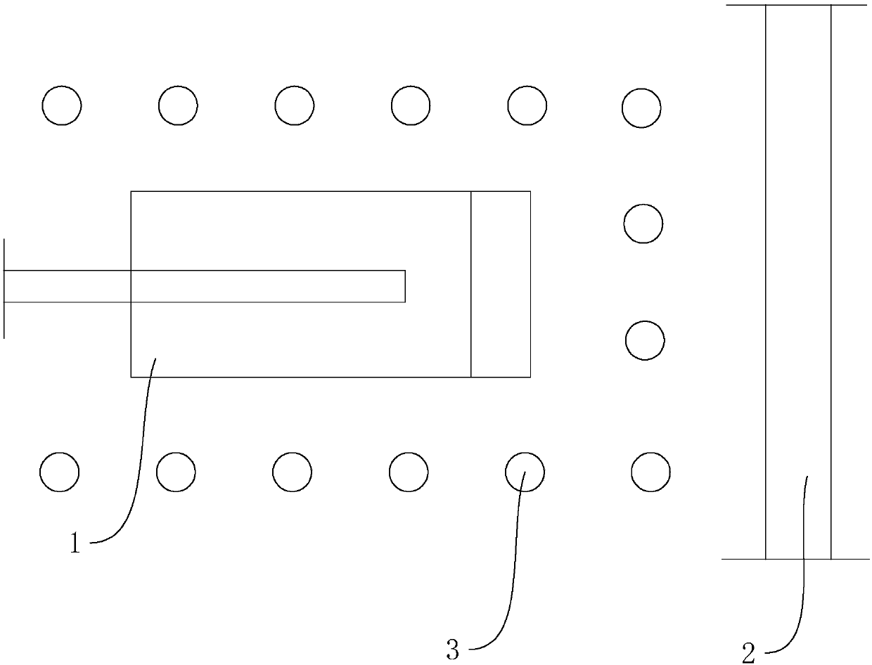 Karst treatment and track grouting construction method