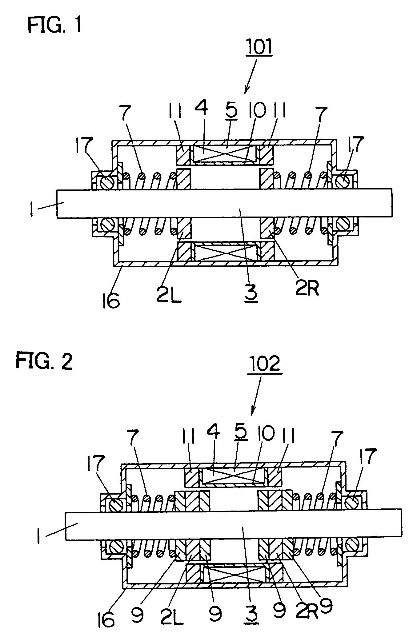 Reciprocation type linear driving actuator and power toothbrush using the same