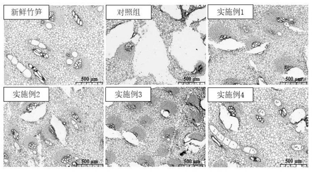 Quick-freezing method for keeping original quality of bamboo shoots