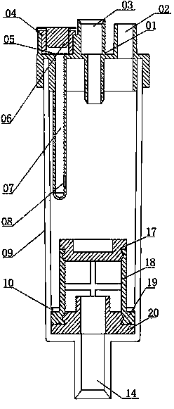 Automatic exhaust and automatic liquid stopping dropping bucket and automatic exhaust and automatic liquid stopping method thereof