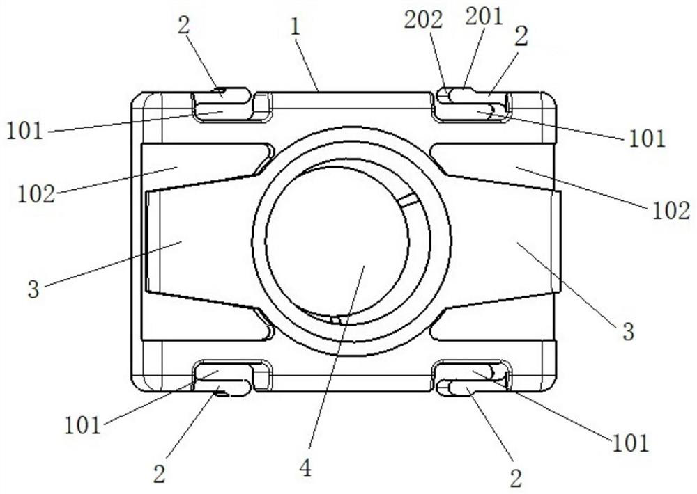 Lifter sliding block for double-fork-arm lifter and vehicle