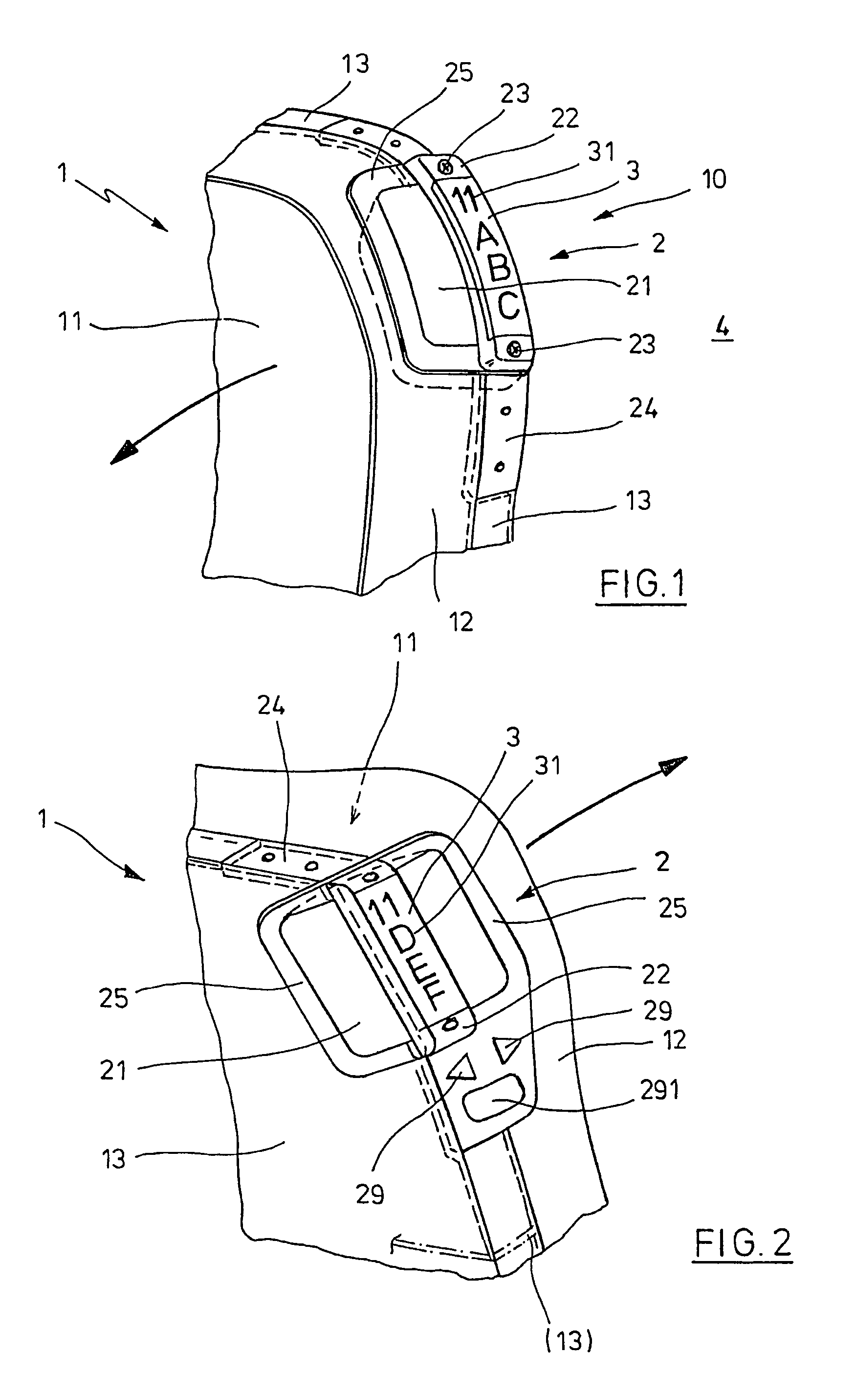 Arrangement of a safety and information device on at least one passenger seat in a passenger cabin of a commercial aircraft