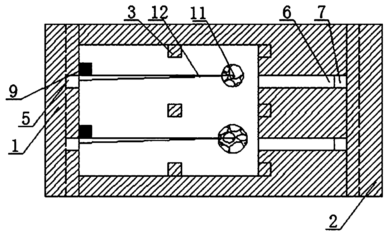 Underhand slicing open stope mining method for gently inclined medium-thick ore body