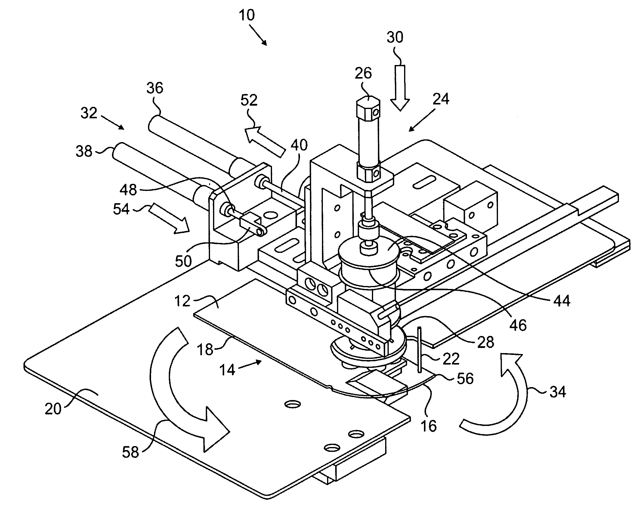 Curved edge sewing systems