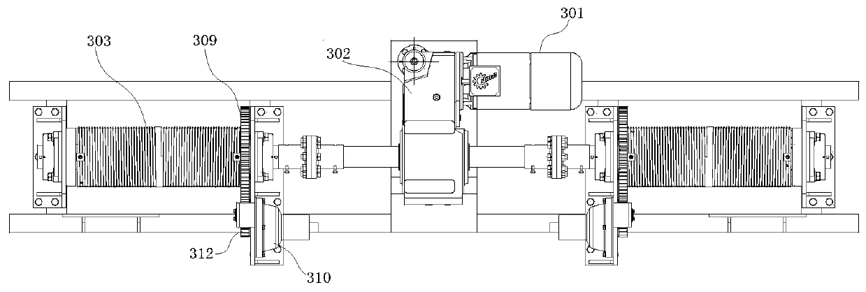 Shallow foundation pit stacking truck